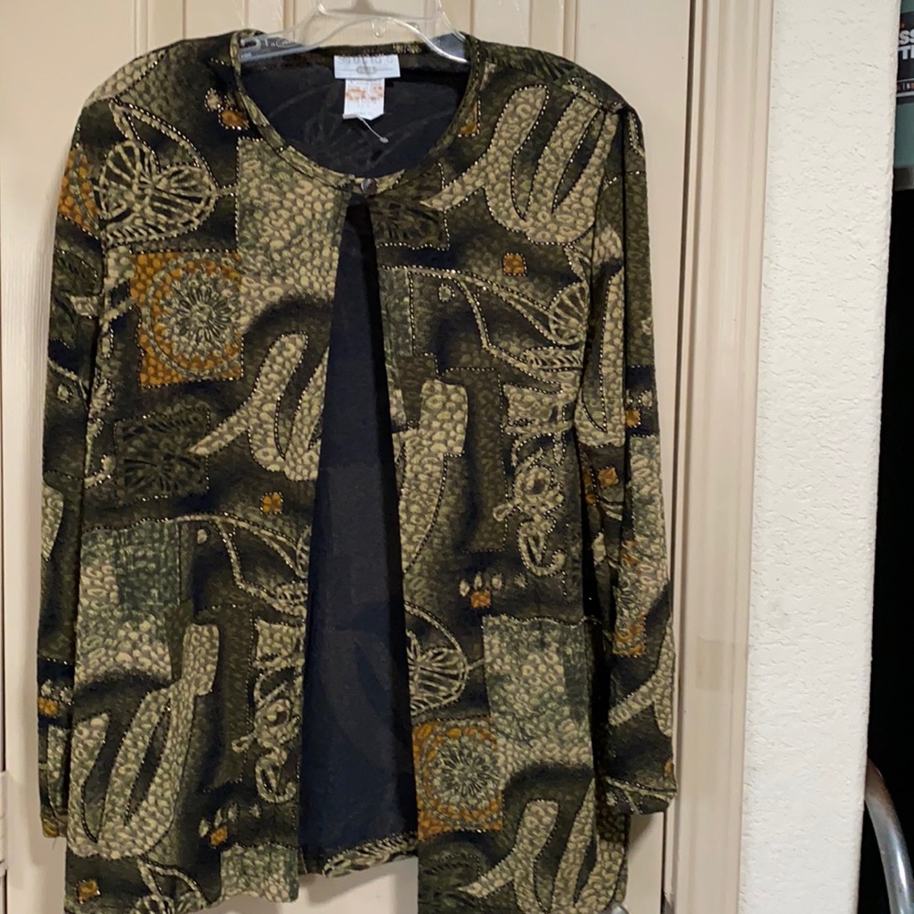 StudioC  open up cardigan sweater  size 16